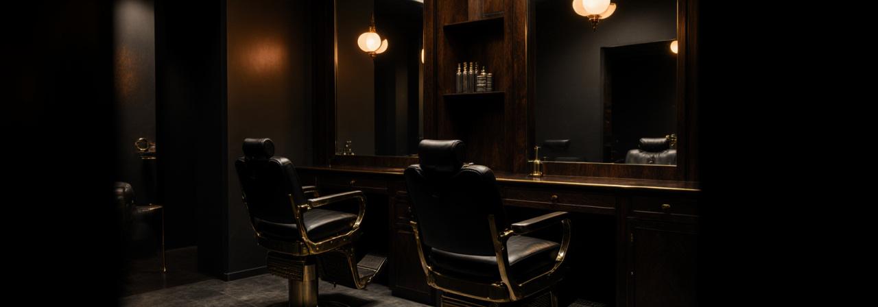 Ambiente elegante de Marítimo Barbers en Madrid